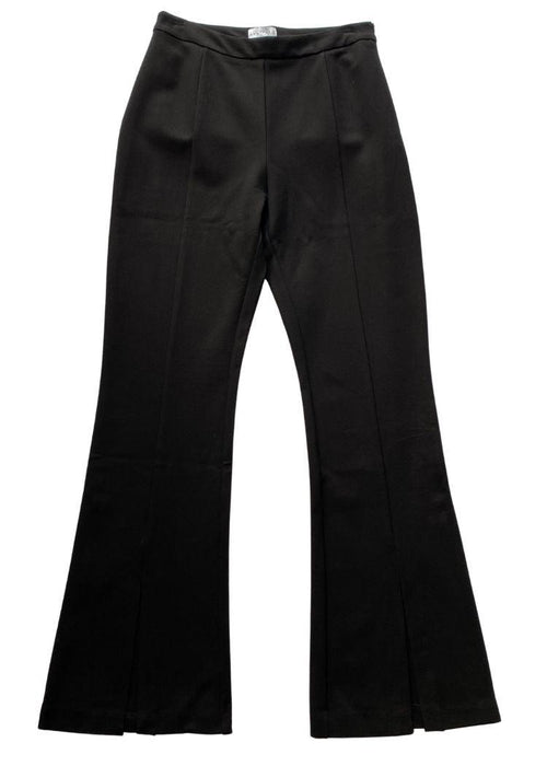 Hunter Slit Front Pant -Black ***FINAL SALE***-Hand In Pocket