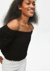 Michael Stars Isabel Gauze Convertible Top-Black ***FINAL SALE***-Hand In Pocket