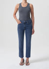 Agolde Kye Mid Rise Straight Crop- Mirage ***FINAL SALE***-Hand In Pocket