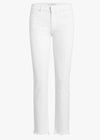 Joes Jeans "The Lara" Mid Rise Cigarette Ankle - White-Hand In Pocket