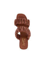 Seychelles Leeward Ruched Double Strap Heel - Cognac***FINAL SALE***-Hand In Pocket