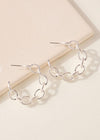 Bronte Chain Hoops - Silver-Hand In Pocket