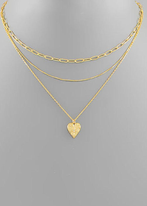 Lover Layered Necklace-Hand In Pocket