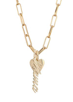 Eklexic Mara "Mama" Charm Necklace-Gold-Hand In Pocket