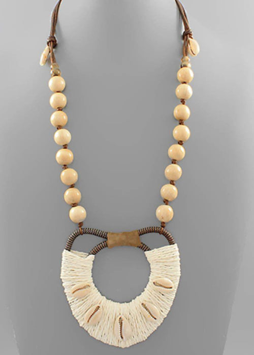 Polihale Cowrie Necklace-Hand In Pocket