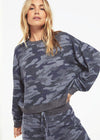 Z Supply Noa Marled Pullover-Hand In Pocket