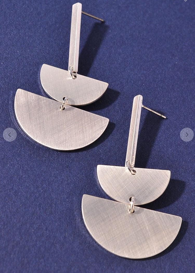 Olympia Earrings- Silver-Hand In Pocket