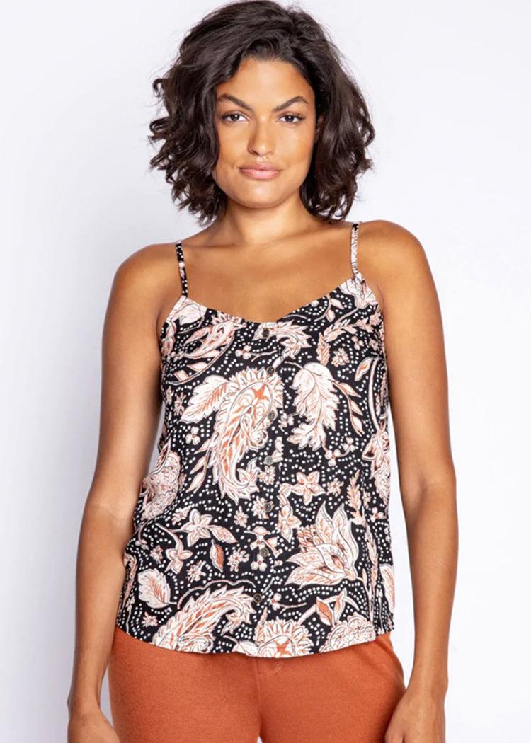 PJ Salvage Paisley Nights Cami-***FINAL SALE***-Hand In Pocket