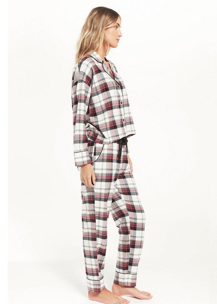 Z Supply Dream State Plaid PJ Set-***FINAL SALE***-Hand In Pocket