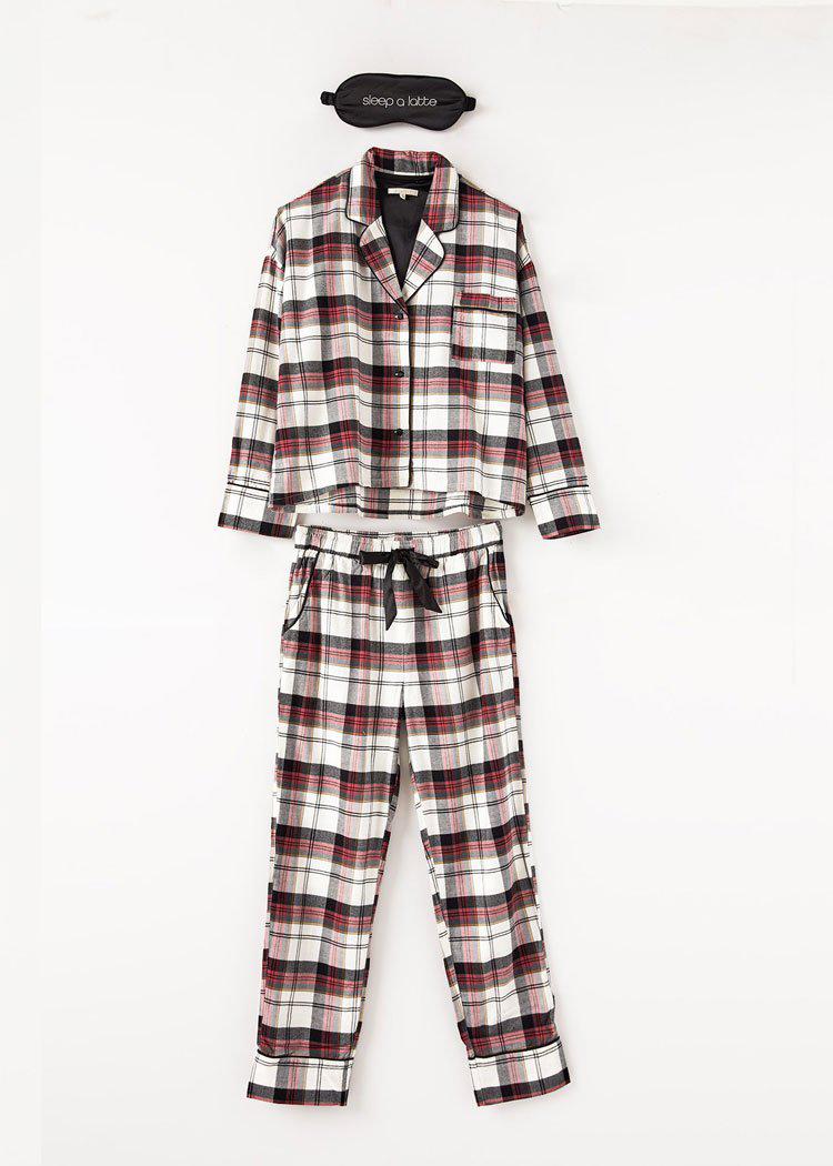 Z Supply Dream State Plaid PJ Set-***FINAL SALE***-Hand In Pocket