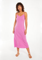 Z Supply Rayne Organic Slip Dress- Violet-Hand In Pocket