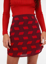 Autumn Printed Skirt ***FINAL SALE***-Hand In Pocket