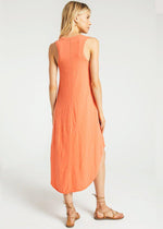 Z Supply Reverie Midi Dress - Tropical Coral-Hand In Pocket