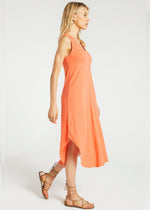 Z Supply Reverie Midi Dress - Tropical Coral-Hand In Pocket