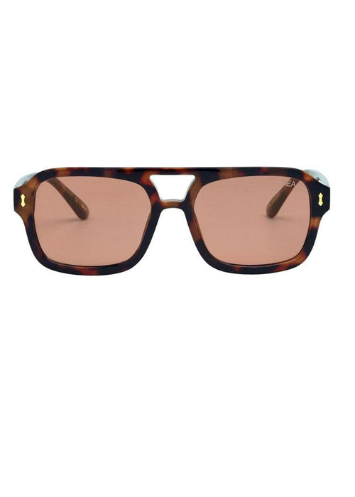I-SEA Royal Sunglasses-Tortoise/Peach-Hand In Pocket