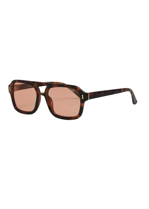 I-SEA Royal Sunglasses-Tortoise/Peach-Hand In Pocket