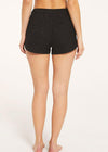 Z Supply Snooze Marled Short- Heather Black-Hand In Pocket