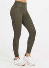 Spanx Faux Suede Leggings- OIive***FINAL SALE***-Hand In Pocket