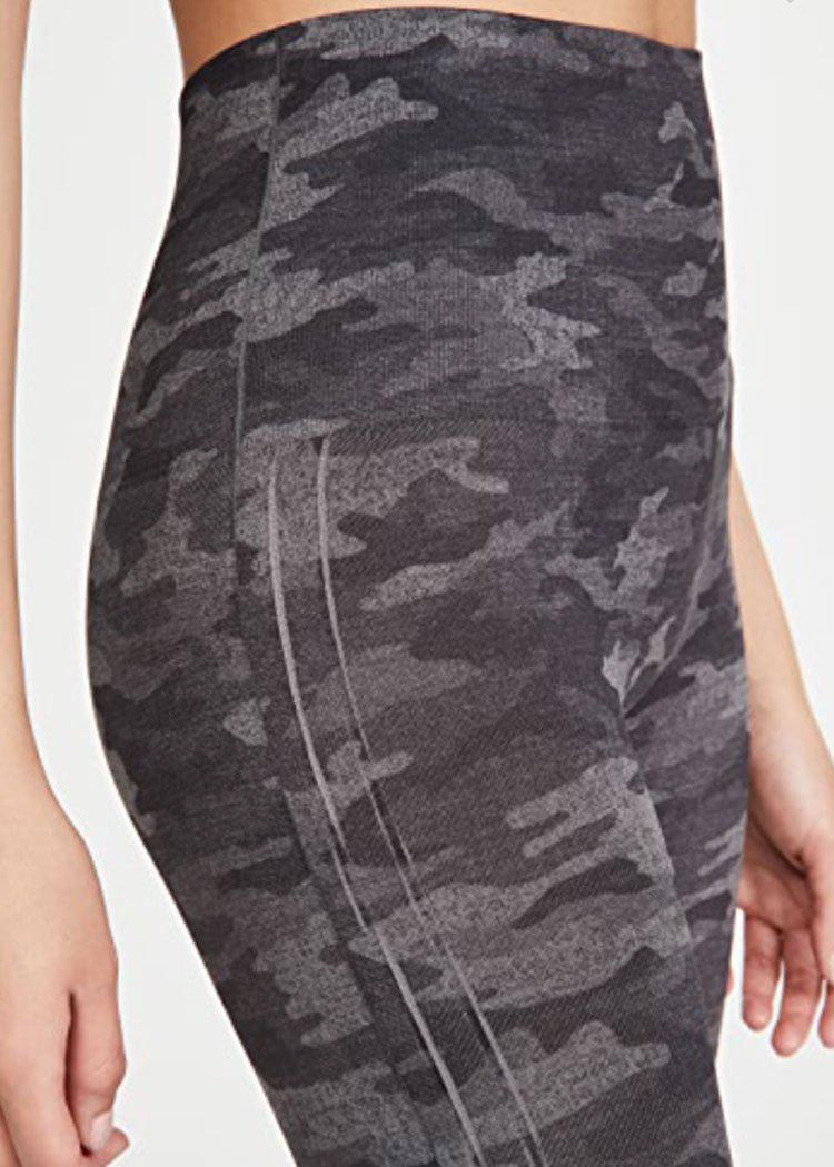 Spanx Look at Me Now High-Rise Camo Leggings - Htr Camo - $68