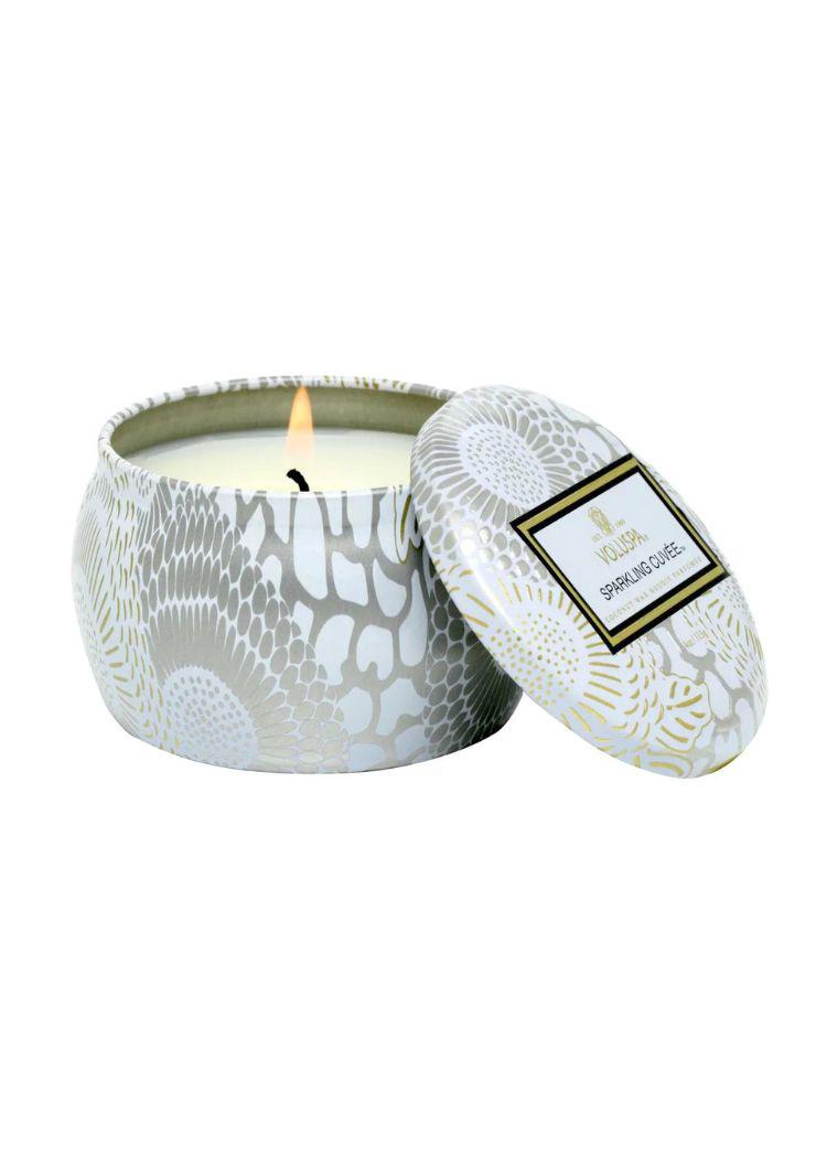 Voluspa Mini Tin Candle- Sparkling Cuvee-Hand In Pocket