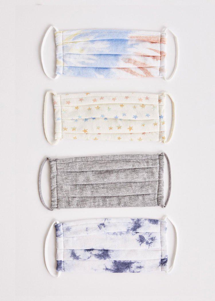 Z Supply Dip-dye Mask 4 Pack - Sand Dollar-Hand In Pocket