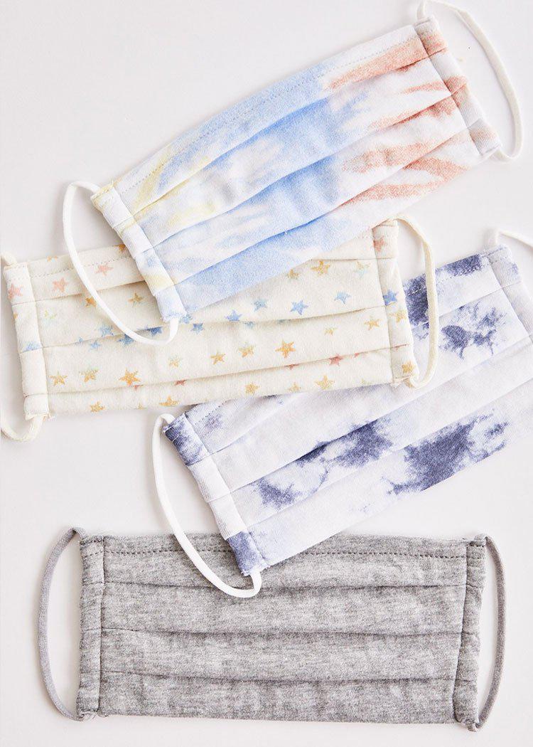 Z Supply Dip-dye Mask 4 Pack - Sand Dollar-Hand In Pocket