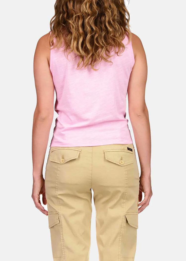 Sanctuary Twisted Tank - Pink-Hand In Pocket