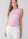 Sanctuary Twisted Tank - Pink-Hand In Pocket