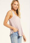 Z Supply Washed Vagabond Tank - Amethyst-Hand In Pocket