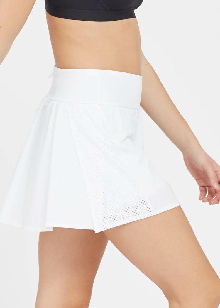 Spanx The Get Moving Skort 14" - White-Hand In Pocket