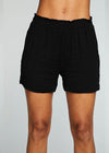 Chaser Pull On Paperbag Waist Shorts-***FINAL SALE***-Hand In Pocket